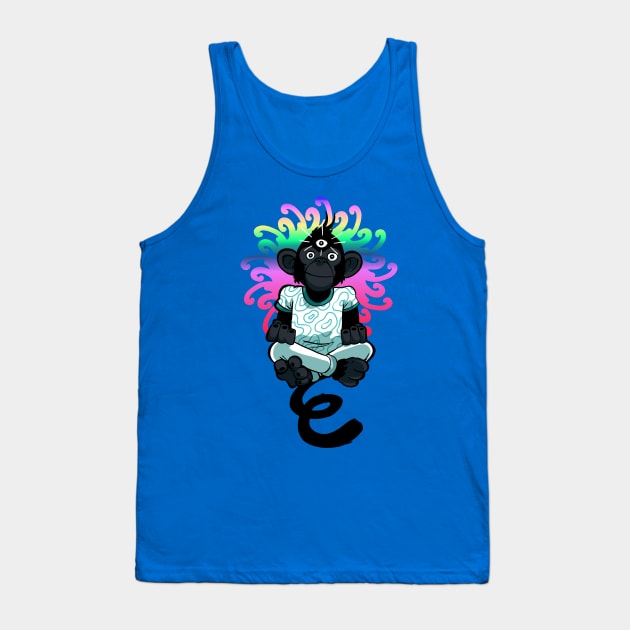 monkey and third eye 2 Tank Top by TomiAx